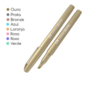 Marca texto CIS LUMINI Metallic - UNIDADE em Oferta na Shopee