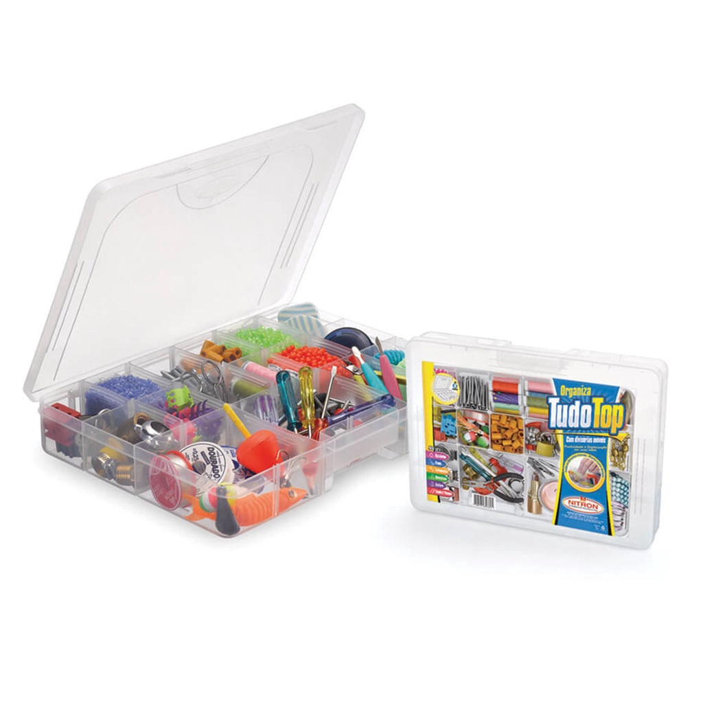 Caixa Organizadora com Divisória Móvel Nitron em Oferta na Shopee