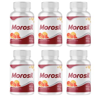 Laranja Moro Morosil 500mg 6 Frascos de 60 Cápsulas Cada