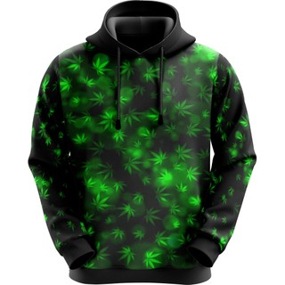 Blusa De Moletom Full Unissex Reggae Erva Pronta Entrega