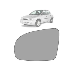 Lente espelho retrovisor Corsa wind classic life 94 95 96 97 98 99 2000 2001 2002 2003 2004 2005 2006 2007 2008 classic