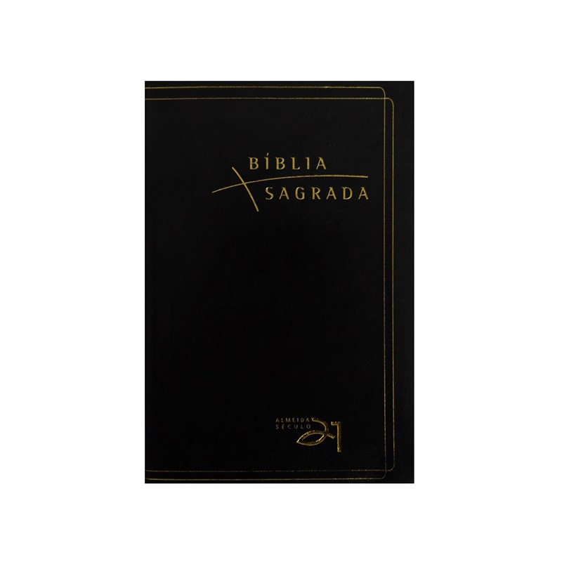 Bíblia Almeida Século 21 | A21 | Letra Normal | Preta C/ Referências Cruzadas em Oferta na Shopee
