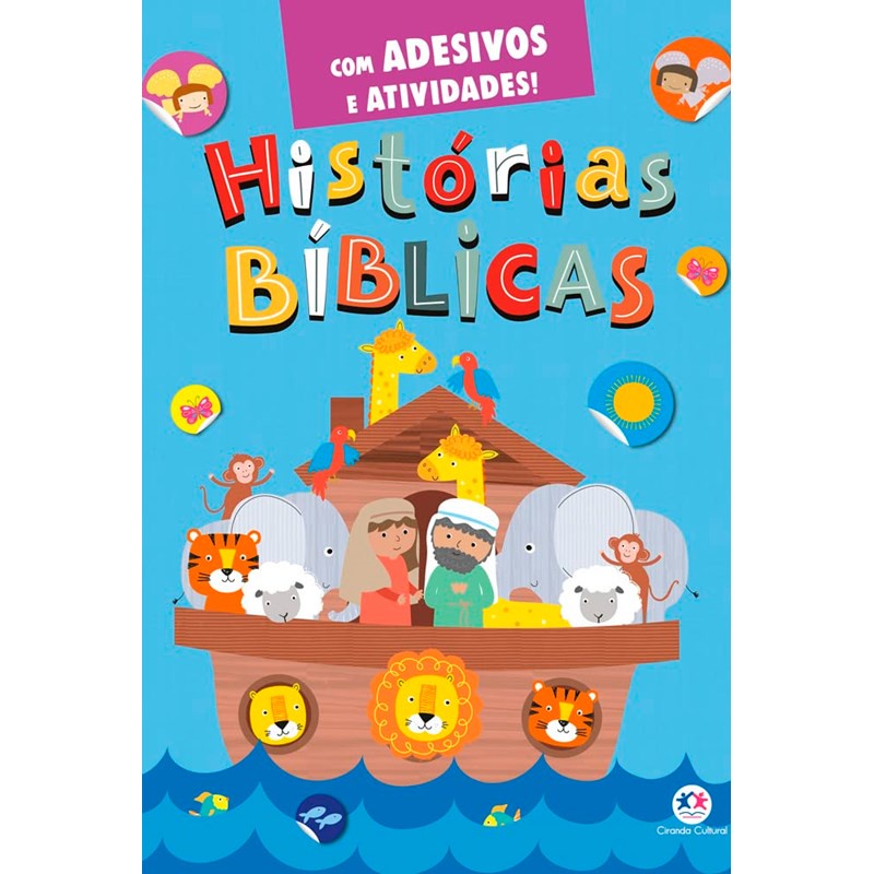 Histórias Bíblicas | Com Adesivos e Atividades | Ciranda Cultural em Oferta na Shopee
