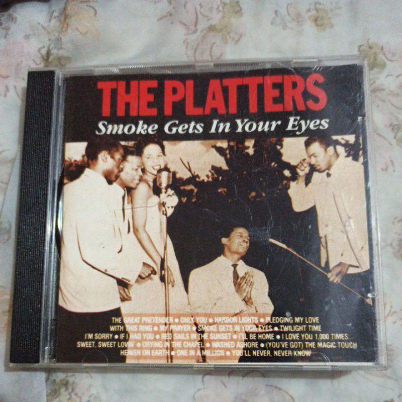 cd the Platters smoke get in tour eyes (usado e original)
