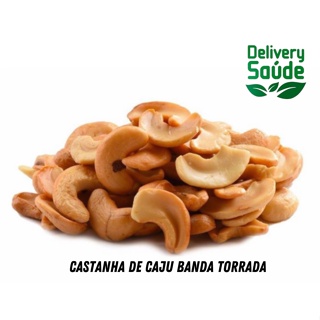 Castanha de Caju Torrada em Banda 500g - Com Sal em Oferta na Shopee