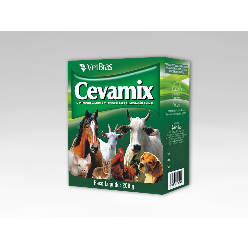 Cevamix Suplemento Mineral e Vitamínico Vetbras - 200g