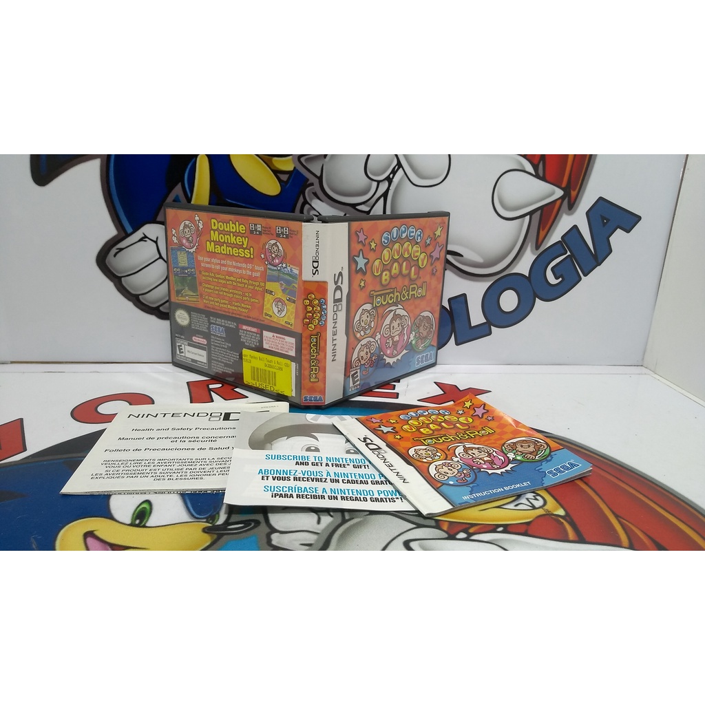 somente caixa Super Monkey Ball Nintendo Ds