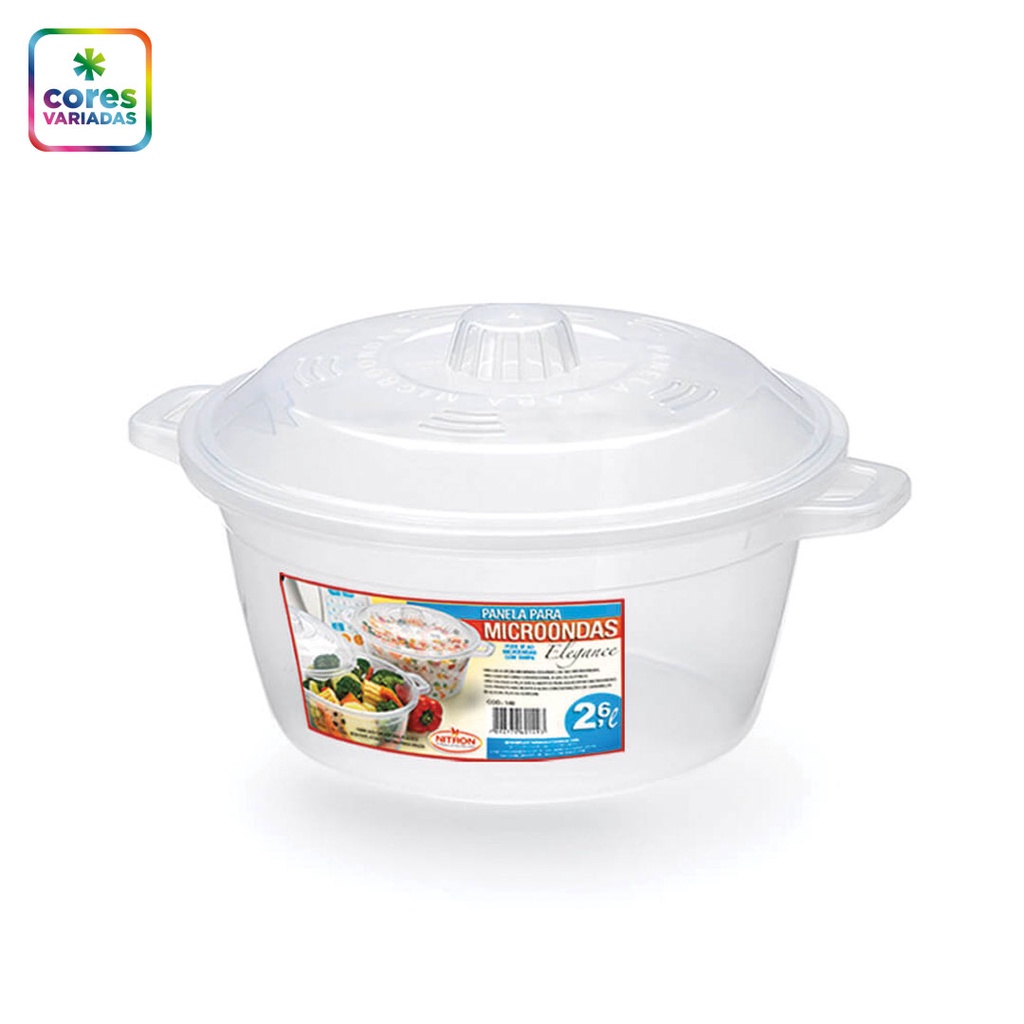 PANELA PARA MICRO-ONDAS ELEGANCE LEGUMIX 2,6 LITROS em Oferta na Shopee