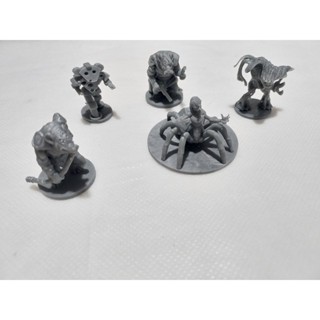 Mice and Mystics - Miniaturas Golem de Queijo, capitão Vurst, Vanestra, Ratos Diversos
