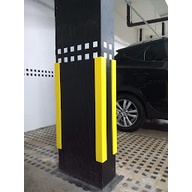 4 Protetores 80x10cm Garagem Coluna Cantoneira Autocolante Para Estacionamento