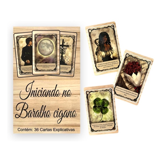 Iniciando no baralho cigano cartas de baralho cigano