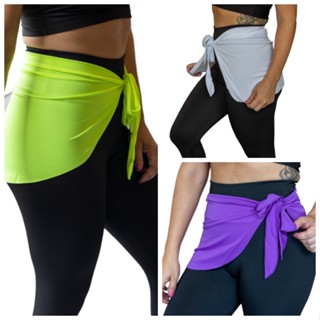 Kit com 3 Tapa Bumbum de Amarrar Fitness Academia Legging Leg Barbie