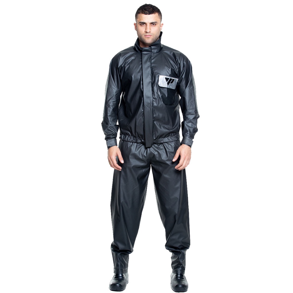 Roupa de Chuva Moto Conjunto Motoqueiro Motociclista Gola Alta Resistente Unissex