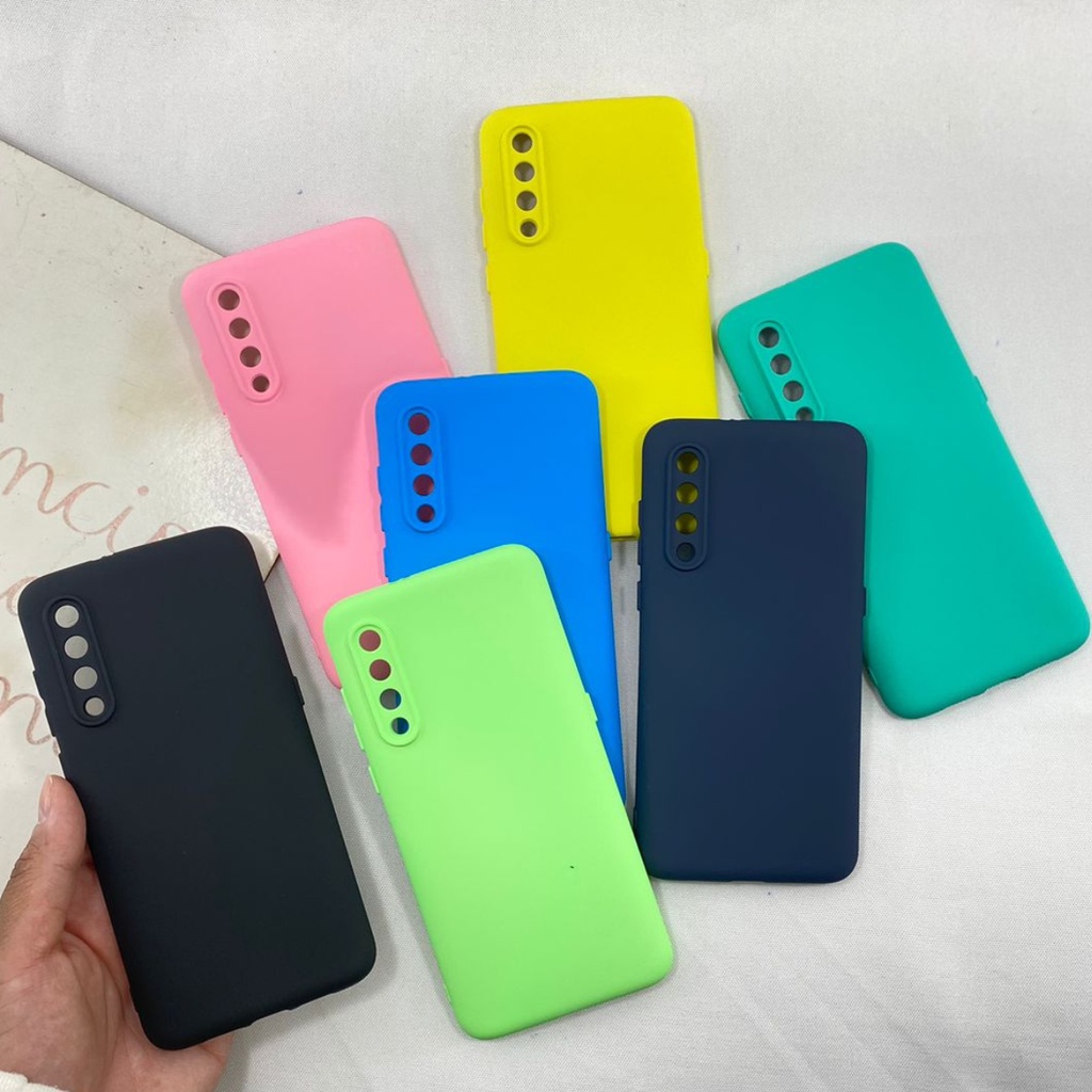 Capa Xiaomi MI 9 Silicone Aveludada Proteção Câmera Cores Capinha Custo Beneficio