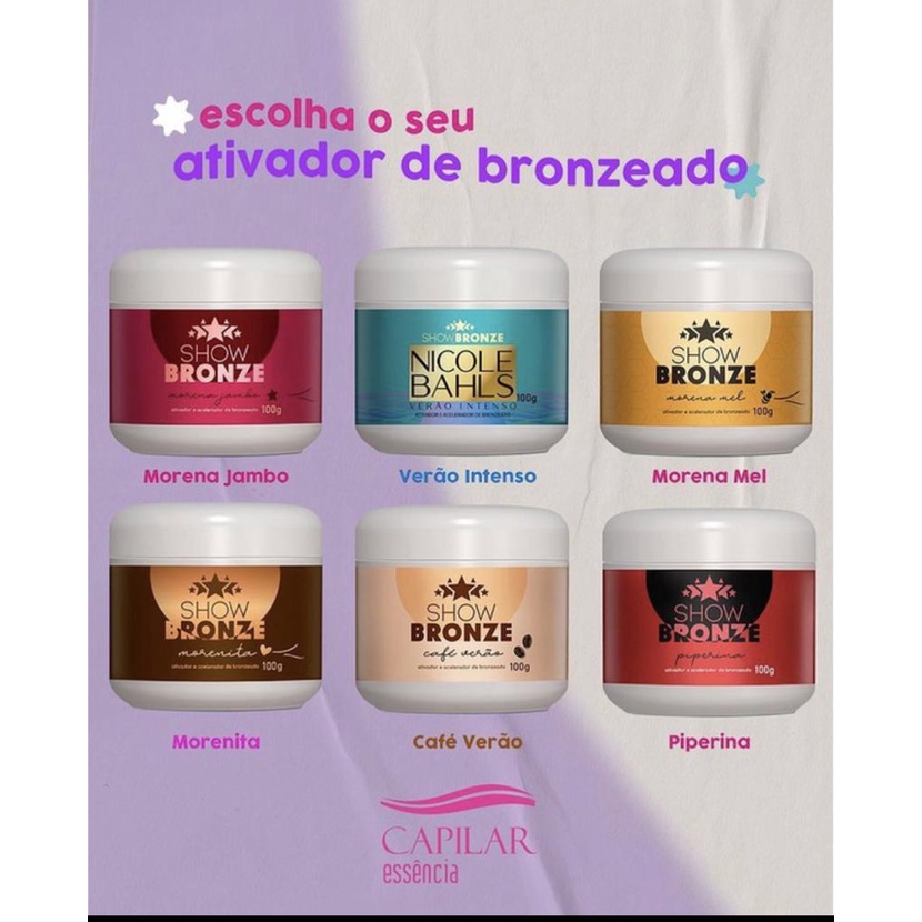 Parafina Capilar Essencia Show Bronze 100g Diversas em Oferta na Shopee