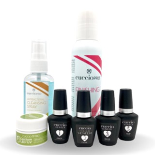 Blindagem Unhas Gel Cuccio Alongamento para Iniciante Mini Kit