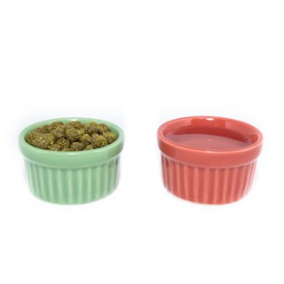 Comedouro de porcelana pesado para Hamster Gerbil Camundongo Roedores