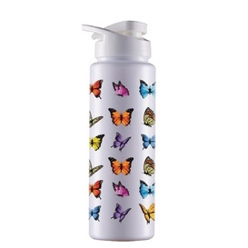 GARRAFA SQUEEZE 750ML BORBOLETA em Oferta na Shopee