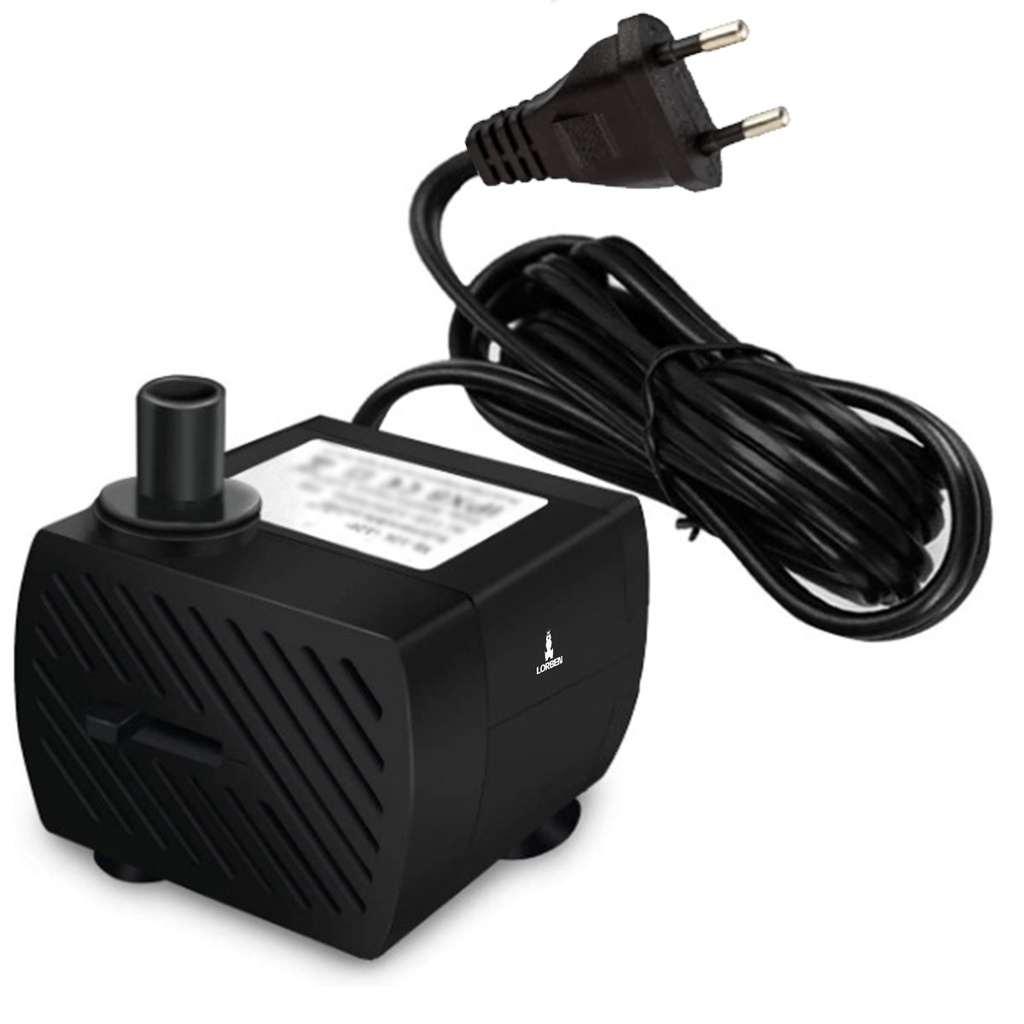 Bombinha para Fontes e Aquários Bomba Submersa Lorben 2.5W 160 L/h Bivolt
