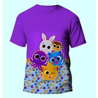 CAMISETA INFANTIL/ ADULTO TURMA BOLOFOFOS (02) SUBLIMAÇÃO