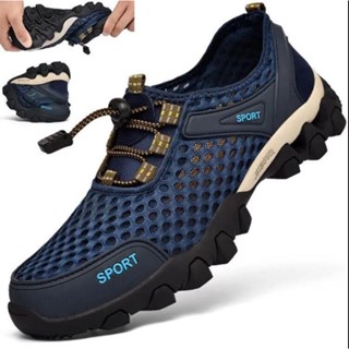 Sapatos Leves De Passeio De Verão Com Esportes Casuais Masculinos De Corrida Respirável Tênis Confortáveis De Rede Nurface Mountaineering