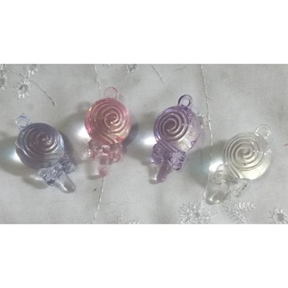 Pingente Pirulito - Acrílico - 4,5 cm - Unidade