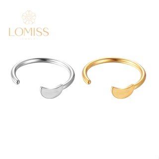 Piercing G-Ring Aço Cirúrgico Pvd Lua O.8x8mm《Lomiss Piercing》 em Oferta na Shopee