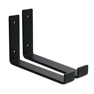 Kit 02 Suporte Para Prateleiras 30cm Mão Francesa Reforçada Invertida