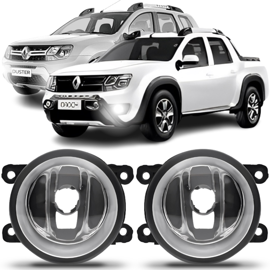 Par Farol Milha Duster Oroch 2013 2014 2015 2016 2017 2018 2019 em Oferta na Shopee