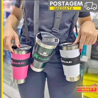 Tirante Fita cordao Suporte para caneca copo termicos Stanley Colorido