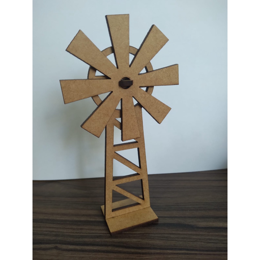 Mini Painel Moinho 9cm em MDF