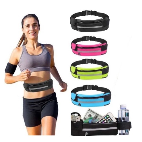 Pochete Fitness Corrida Academia Celular Bike Slim Impermeável Porta Água em Oferta na Shopee