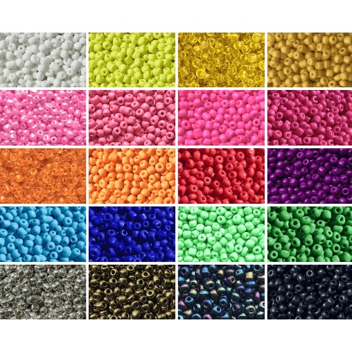 Miçanga para Pulseira 4mm Artesanato 6/0 de Vidro (Misanga, Missanga, Missanguinha, Miçangão) em Oferta na Shopee