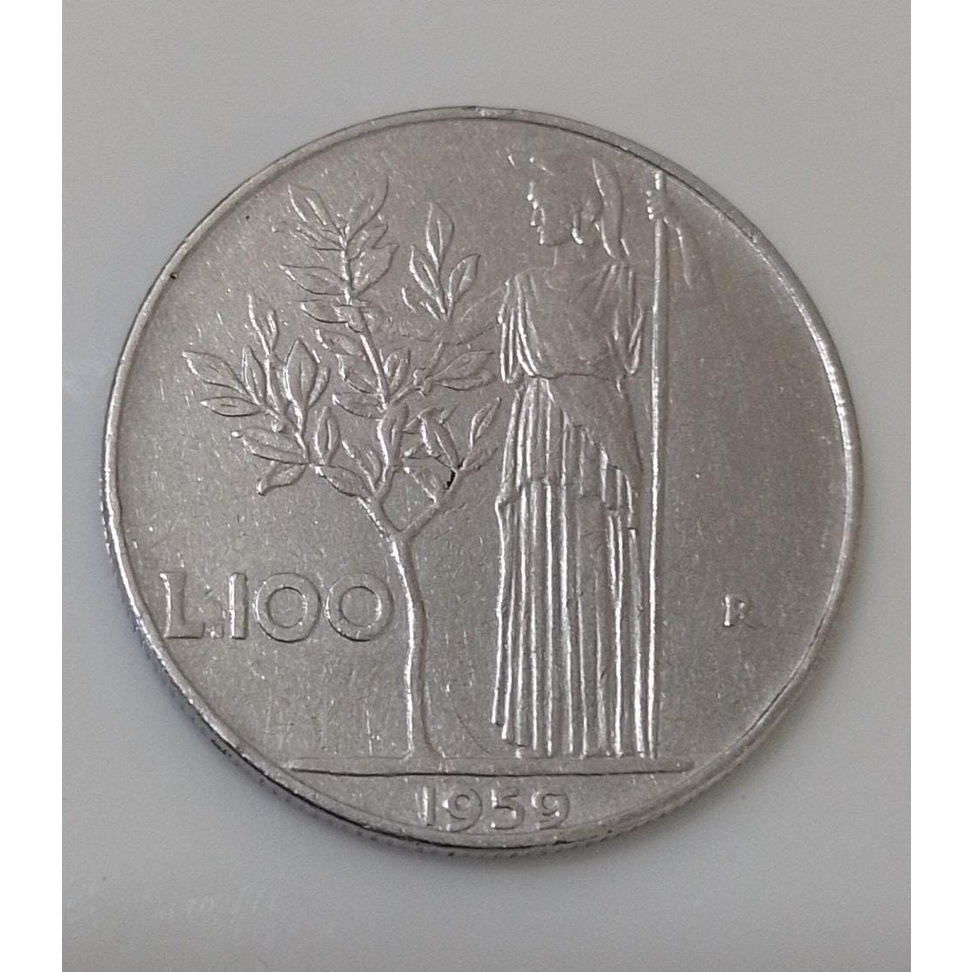 MOEDA ITALIA 100 LIRAS 1959 - S997