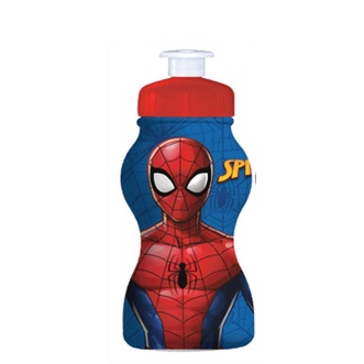 Garrafa Sleeve 250ml Spider-Man Ideal para Crianças Escola Passeios e Uso Diário