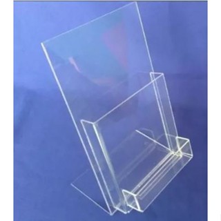 Display Porta Folder A5 (15x21) Acrílico Com Porta Cartão
