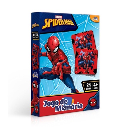 Jogo da Memória Marvel Homem Aranha - Toyster 8016 em Oferta na Shopee