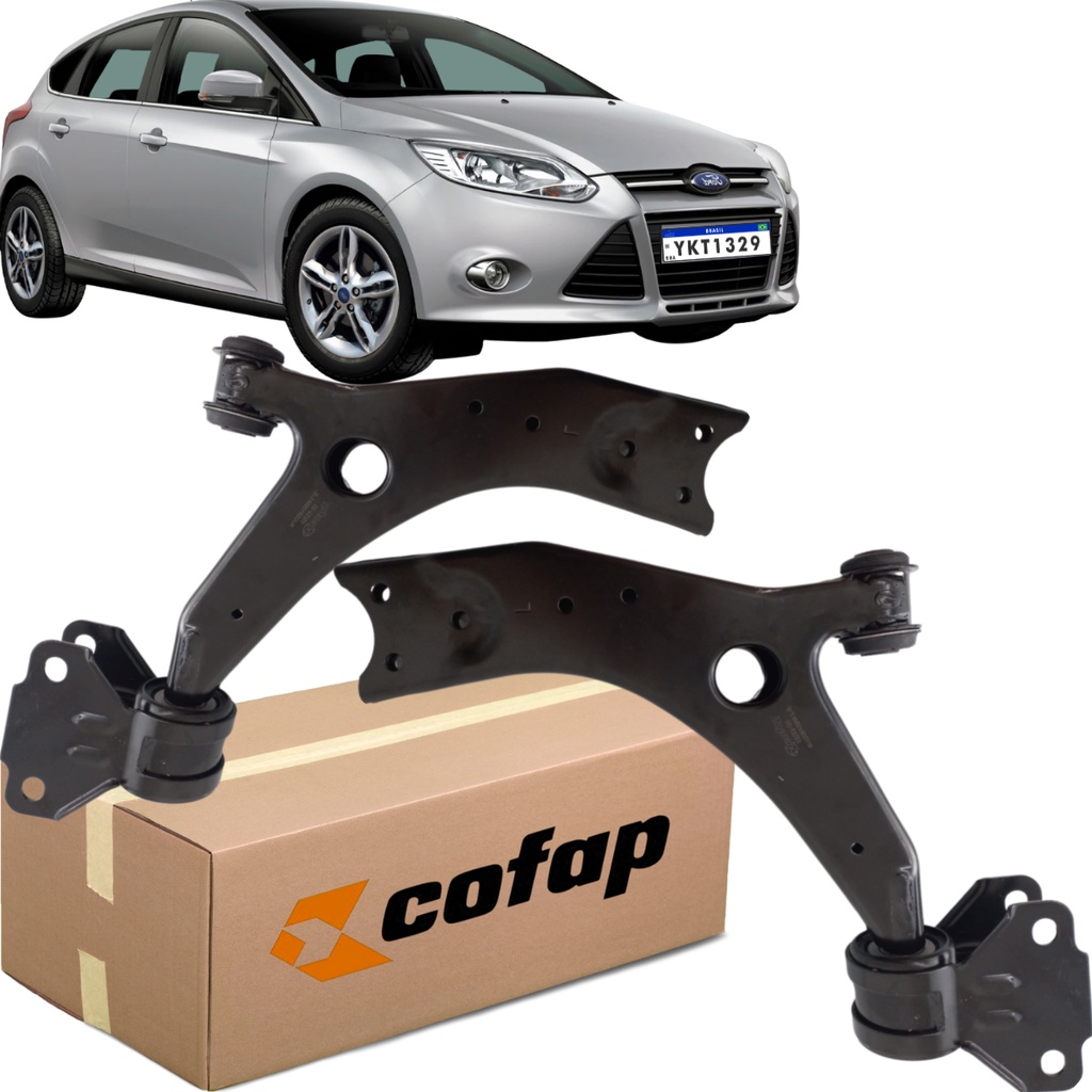 Par de Bandeja Balança Dianteira Cofap Focus 2013 Até 2017