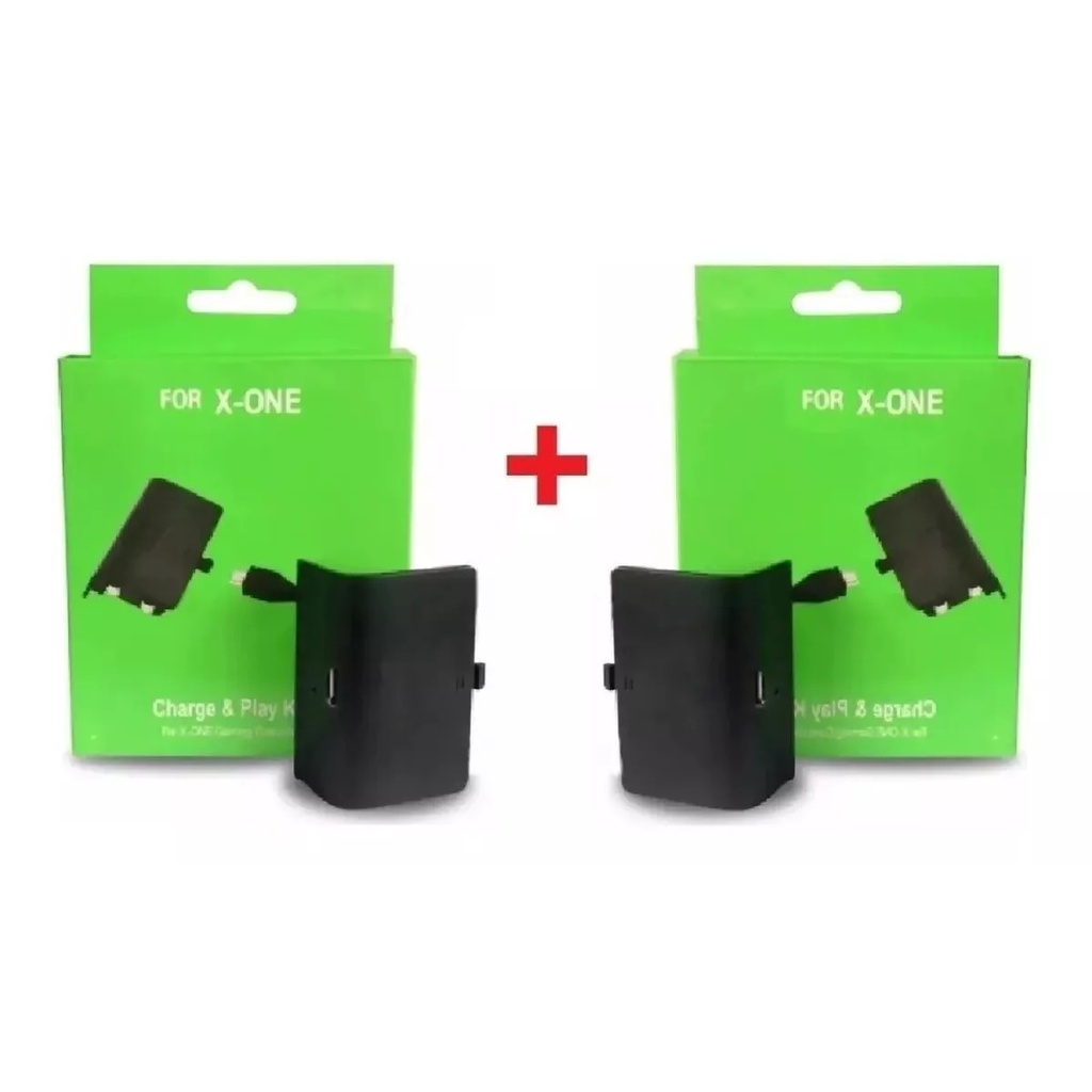 LEVE 2 PAGUE 1 - Bateria E Cabo Carregador Controle Xbox One Charge Play Kit