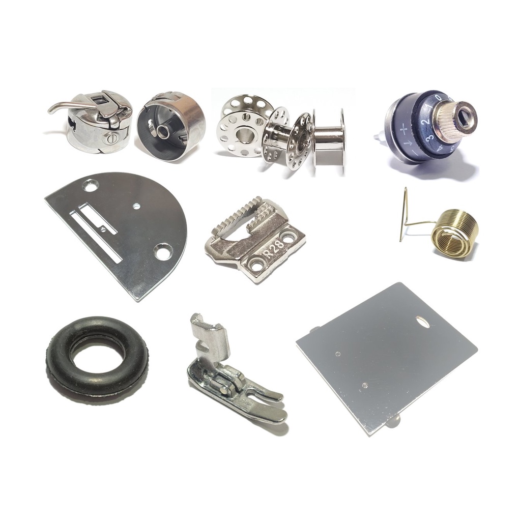 Kit Elgin Vigorelli Chapa Dente Tensor Bobina Caixa Calcador 12 Peças em Oferta na Shopee