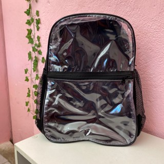 Mochila / Bolsa transparente para dia a dia, escola, piscina