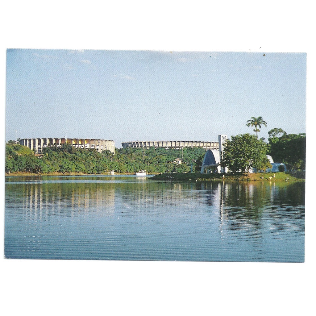 Cartão Postal Antigo Estádio Mineirão - Belo Horizonte MG -a K76