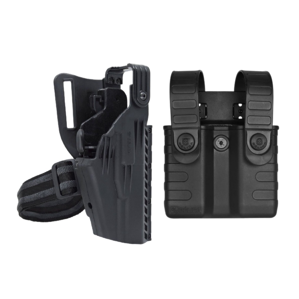 Kit Coldre Hunter Mid-ride + Acessórios Tab Lock / Preto