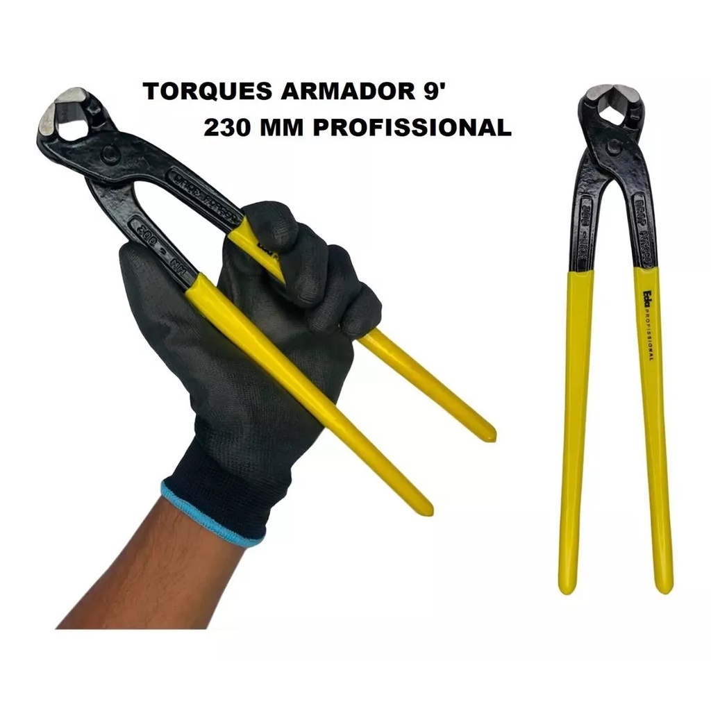 Torques De Armador Aço 9' = 230 Mm Profissional Eda
