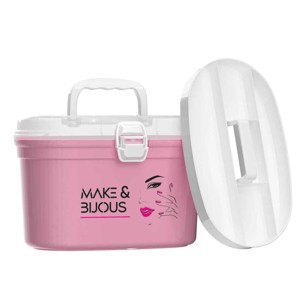 Frasqueira Organizadora Oval 4,4L Nitron para Uso Doméstico Casa Organizada Prático e Funcional