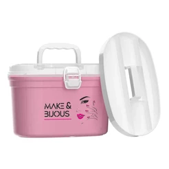 Frasqueira Organizadora Oval 4,4L Nitron para Uso Doméstico Casa Organizada Prático e Funcional