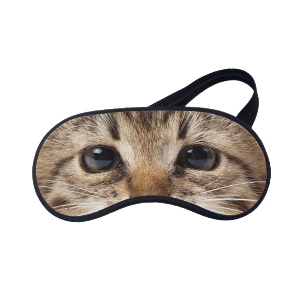 Mascara de Dormir Descanso Gatinho Pet Filhote Olhos