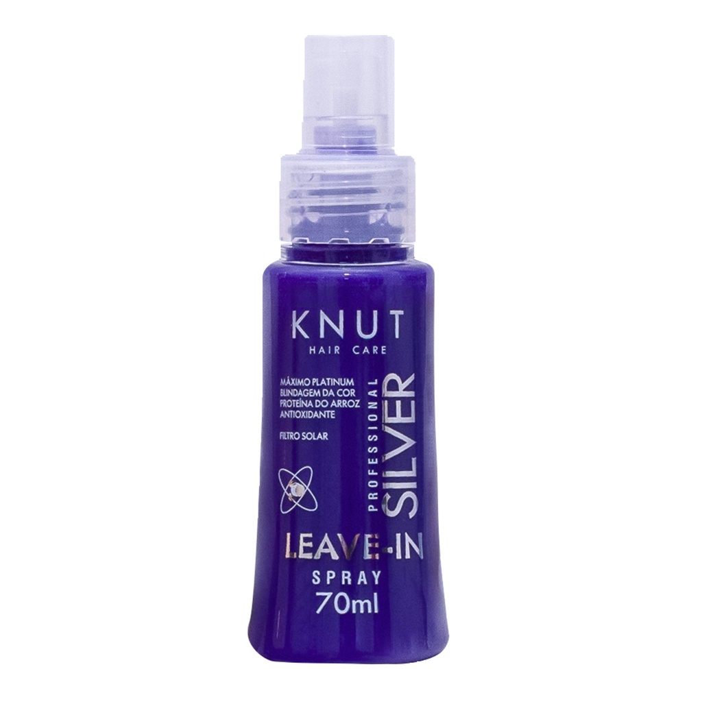 Leave-in Spray Knut Silver Cisteine - Platinado Perfeito 70ml