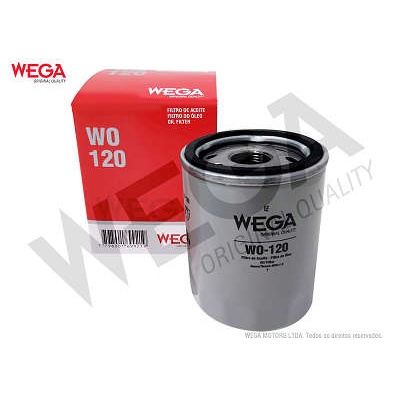 Filtro de Oleo Fiat Cinquecento Doblò  Idea Palio Punto Siena Strada Uno – WEGA WO-120 em Oferta na Shopee