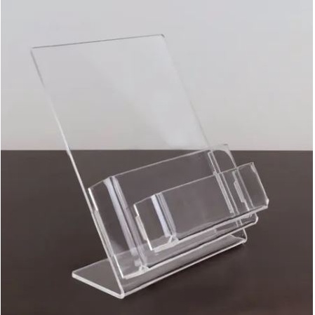 Display Expositor Porta Folder e cartão de visitas em Oferta na Shopee